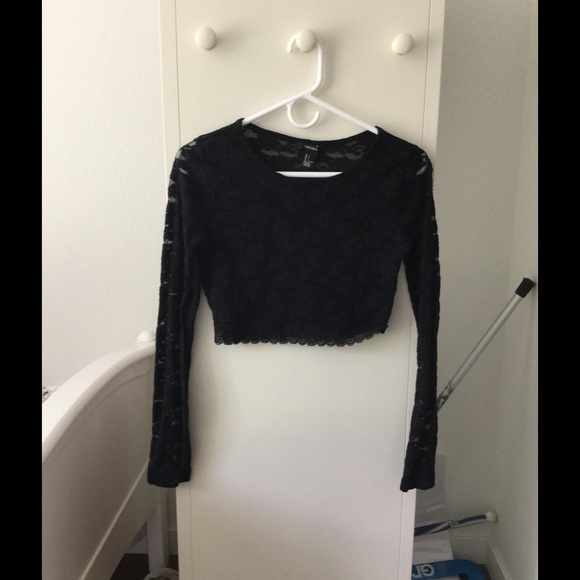 Forever 21 lace crop top