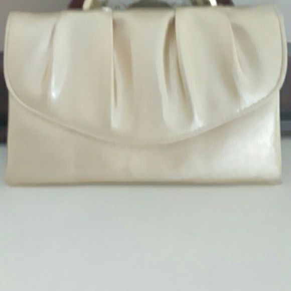 Gold clutch purse
