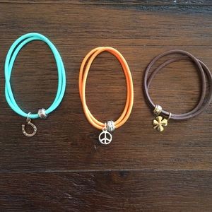 Lucky brand trio bracelets