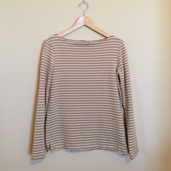 Uniqlo striped boatneck top size S