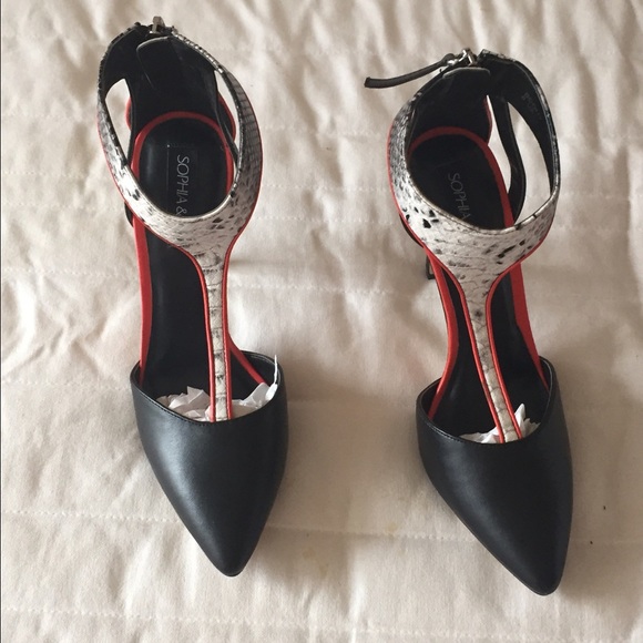 Faux leather shoe