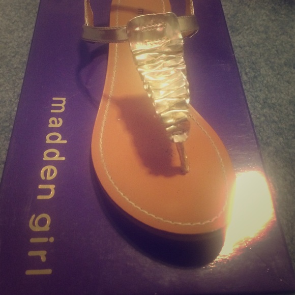 Gold sandals