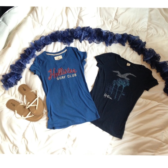 Blue Hollister Tee Bundle