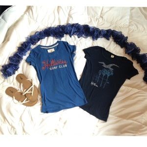 Blue Hollister Tee Bundle