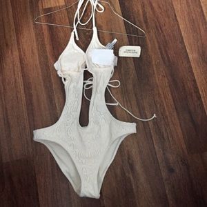 Ivory monokini NWT