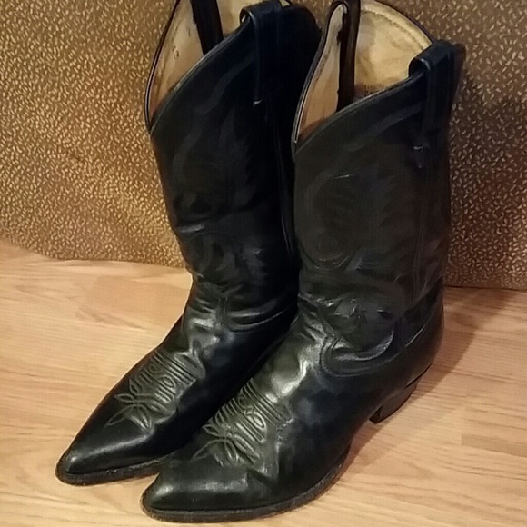 Leather Cowboy Boots