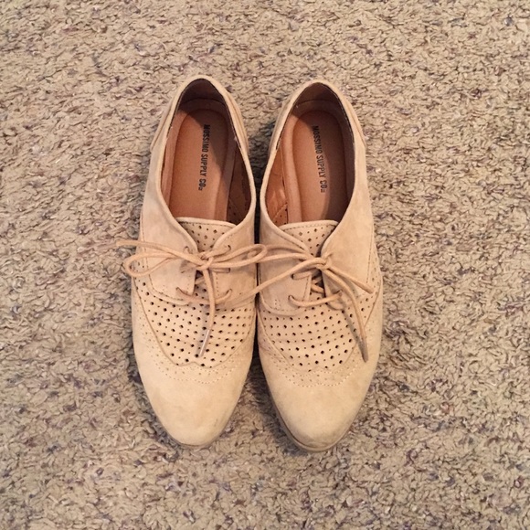 Nude loafers size 6 1/2