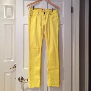 Forever 21 yellow jeans