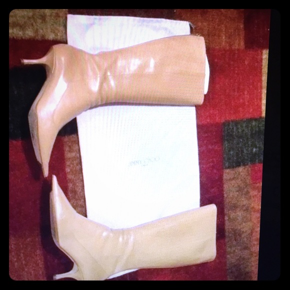 Jimmy Choo Other - Jimmy choo 032arke 052 camlkd kid leather heel
