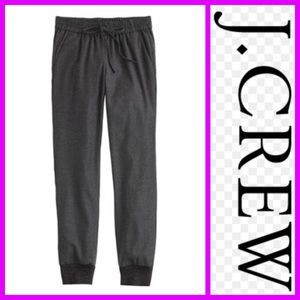 J Crew Drapey Wool Sweatpants in charcoal