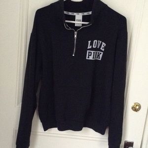 Black VS Pink Half Zip