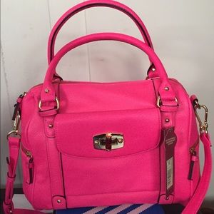 Pink satchel