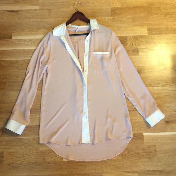 Free People Oversized Button Up Medium