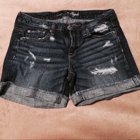 American Eagle jean shorts.