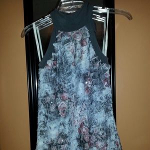 Sparkles flowery blouse