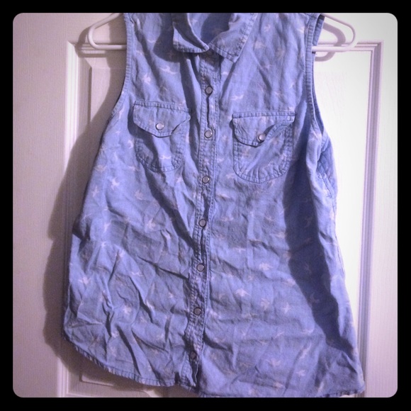 Light denim vest
