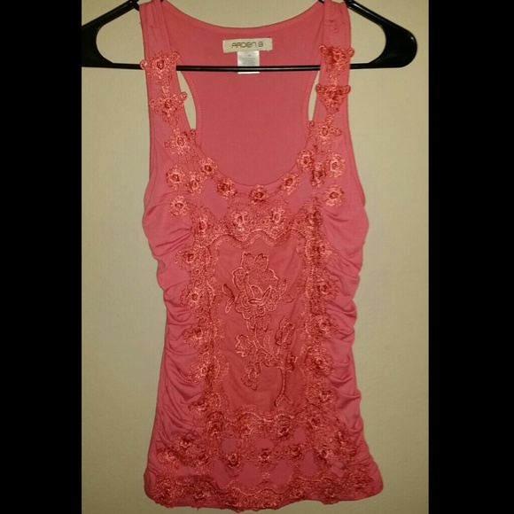 Arden B. Crochet Razorback Tank - Picture 1 of 3