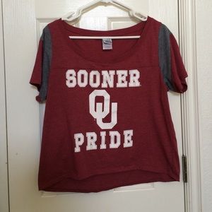 High low sooner shirt