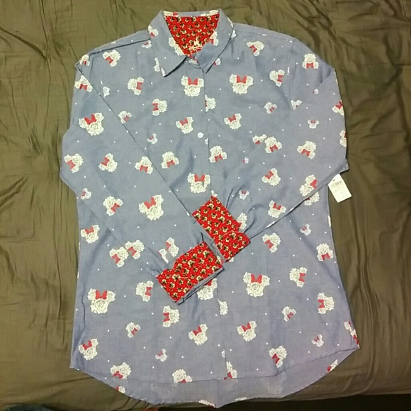 Minnie Mouse Button Down Shirt
