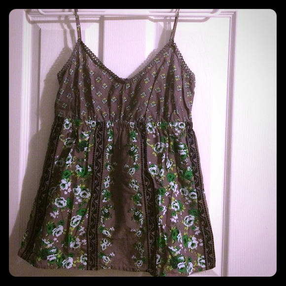 Floral tank top
