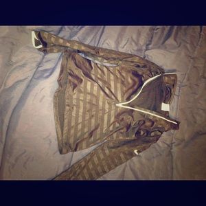 Nike half zip work out top