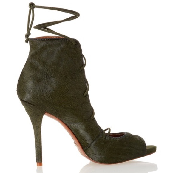 SCHUTZ Akhalya Open Toe Lace Up sandal - Picture 2 of 4