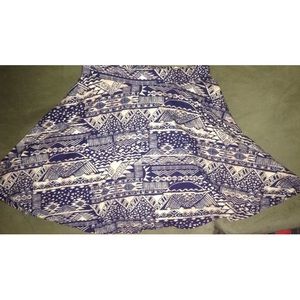 Tribal print new rue 21 skirt