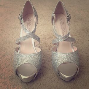 Silver heels