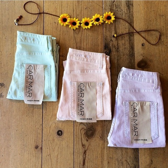 LIGHT PINK CARMAR JEANS