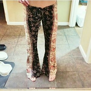 Patterned boho hippie pants