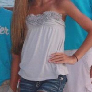 Abercrombie and Fitch shirt.