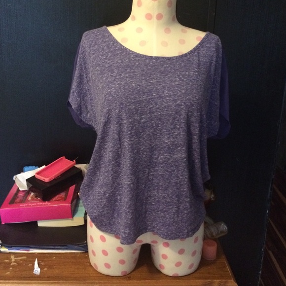 Sheer back shirt