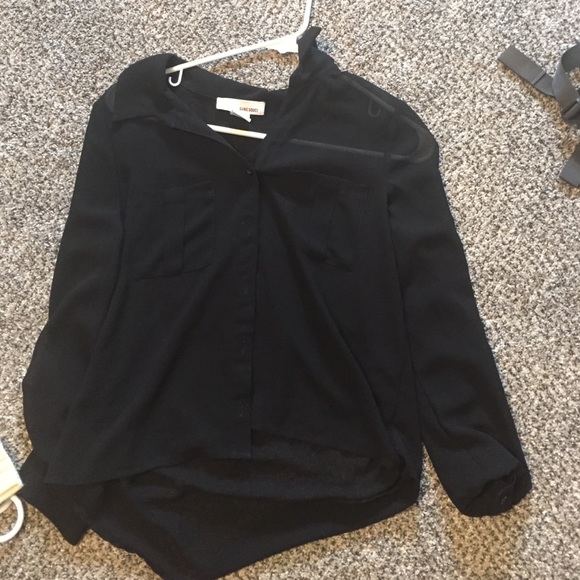 Black San souci top