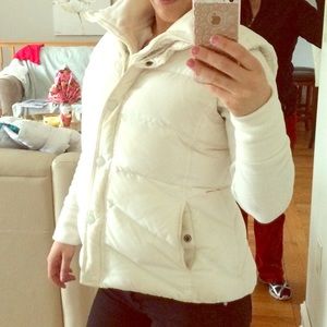 Cream heavy weight vest