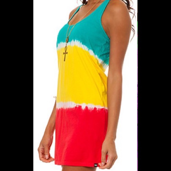 Rasta tie-dye vans dress *NEW WITHOUT TAGS*