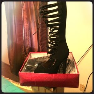 Women's lace up heels