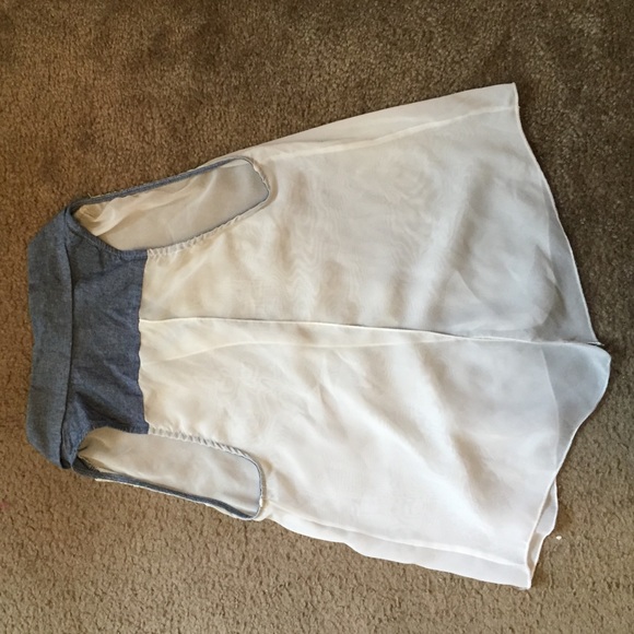 Sheer Button down - Picture 2 of 3