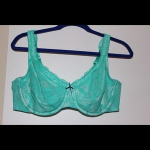 Lane Bryant 42D Spring Green Bra - Like New!