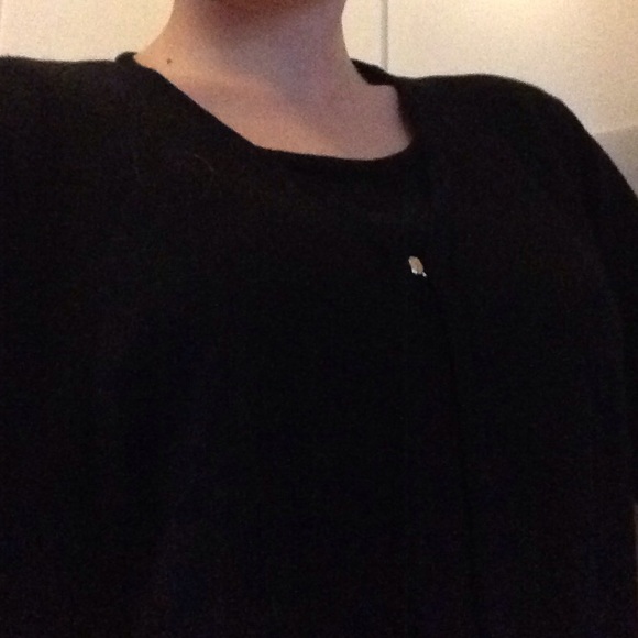 Black Tee shirt/cardigan **WINTER ITEM**
