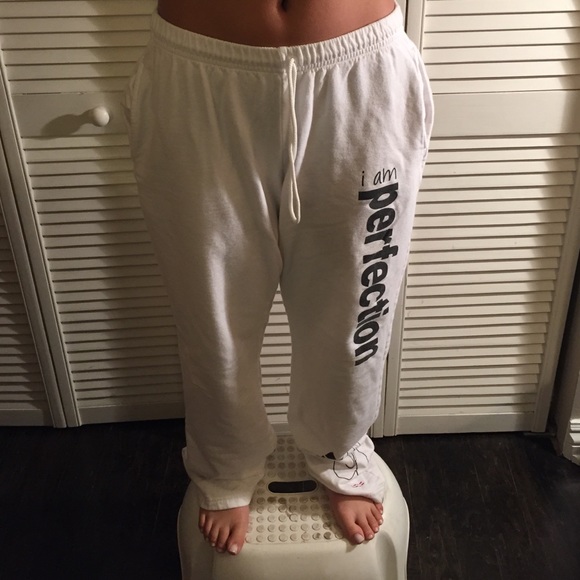 Peace Love World  Pants - Peace Love World "I am perfection"