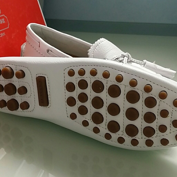Coach shoes Nadia pebbled grain leather in white - Picture 2 of 4