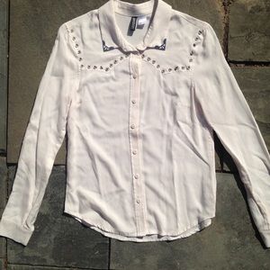 Baby Pink Collar Shirt