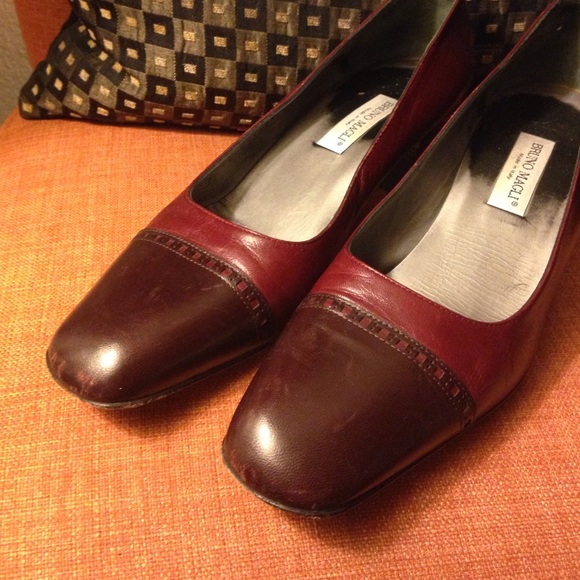 Brown & Burgundy Shoes - Picture 2 of 4