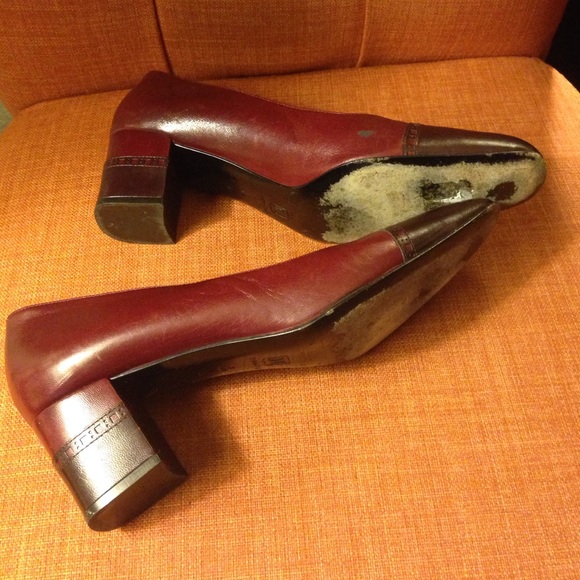 Brown & Burgundy Shoes - Picture 4 of 4