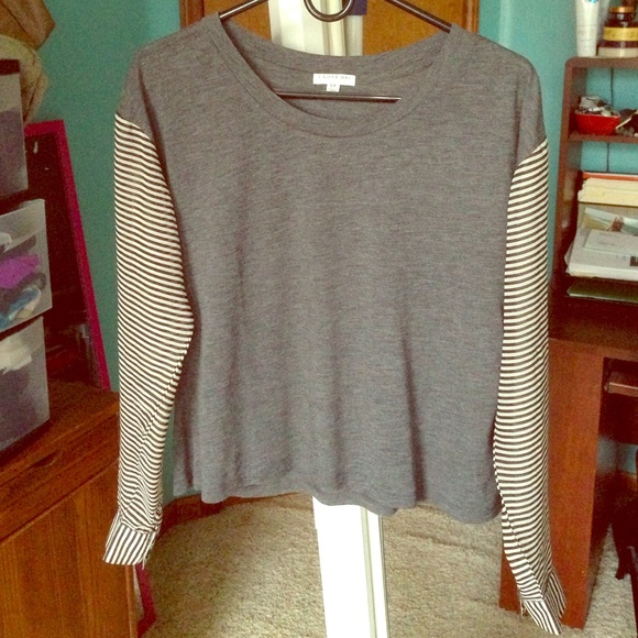 Striped long sleeve shirt