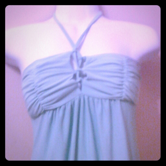 Charlotte russe coral green top with pads