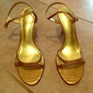 Ralph Lauren strappy heels