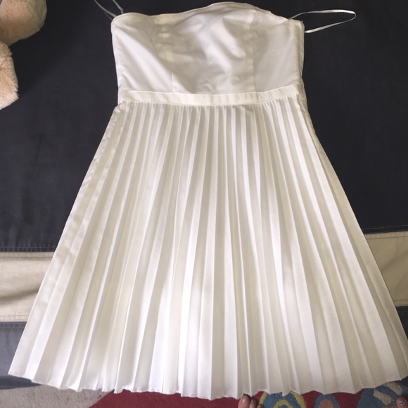 White Strapless Dress