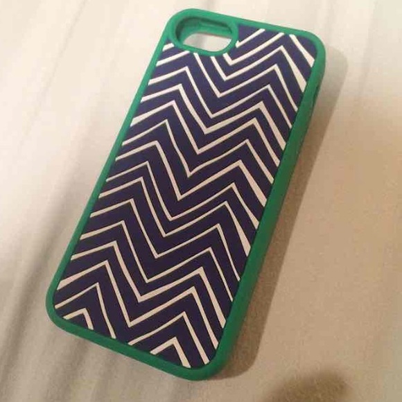 Vera Bradley iPhone 5/5s phone case green chevron