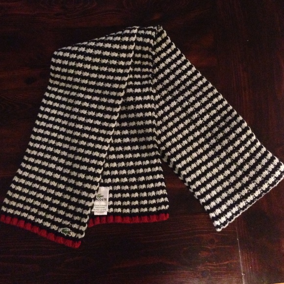 Lacoste Scarf-Price Drop!